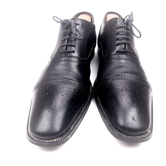 To Boot New York Adam Derrick Mens Shoes Brogue Cap Toe Black 11.5 - Picture 6 of 12